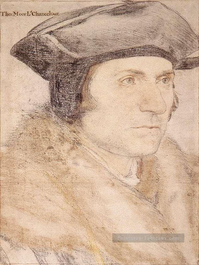 Sir Thomas More Renaissance Hans Holbein le Jeune Peintures à l'huile